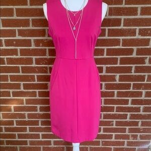 Lands End Pink Sleeveless Dress